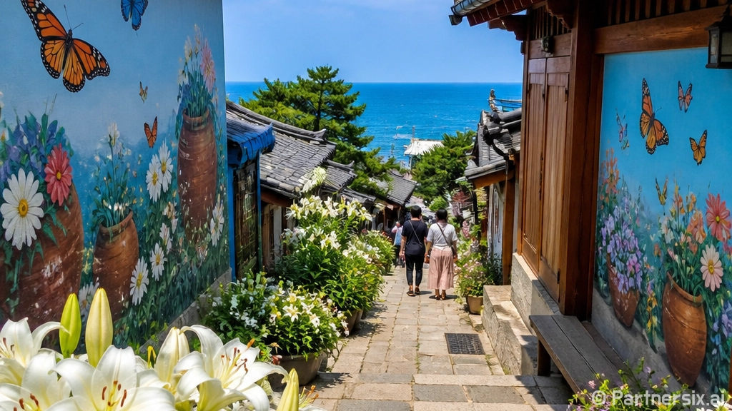감포 해국길 벽화마을, 사진 명소로 주목