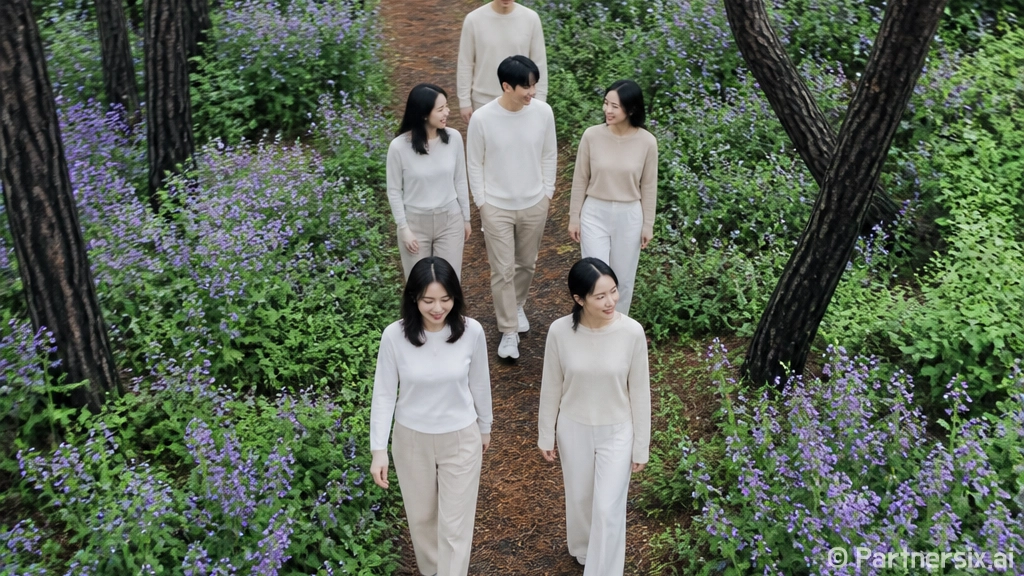 상주 맥문동 솔숲,…