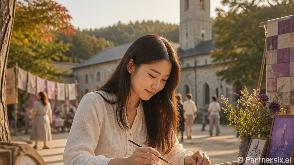 가을 바람 속 왜관 홀리페스티벌 현장