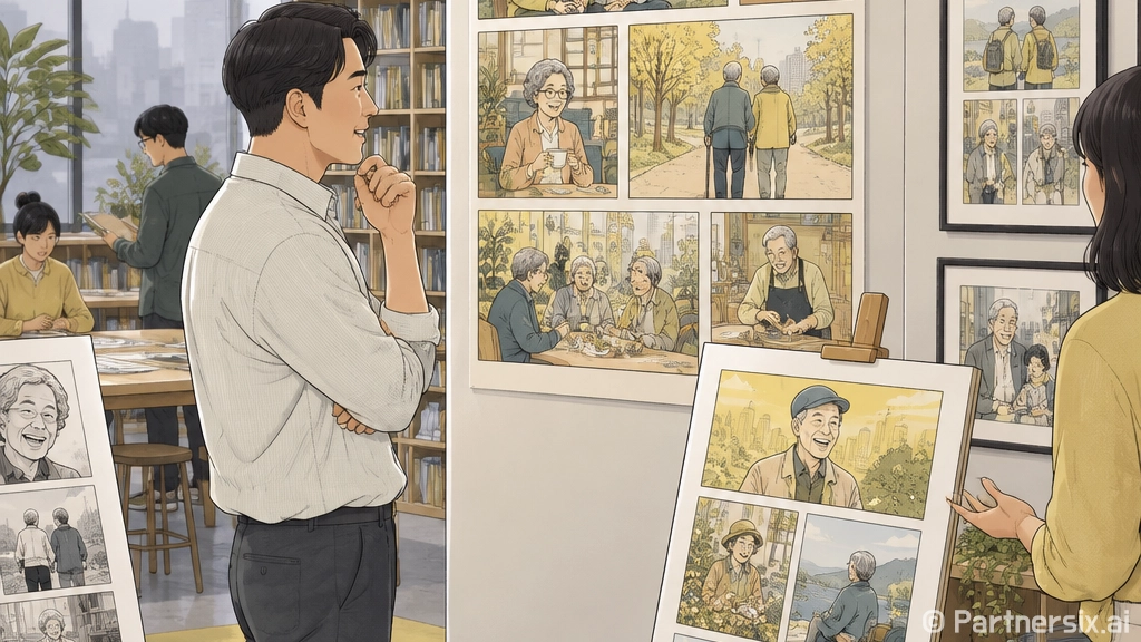 만화로 그린 시니어…