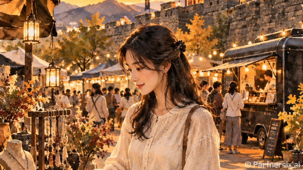 청도읍성 가을밤 빛…