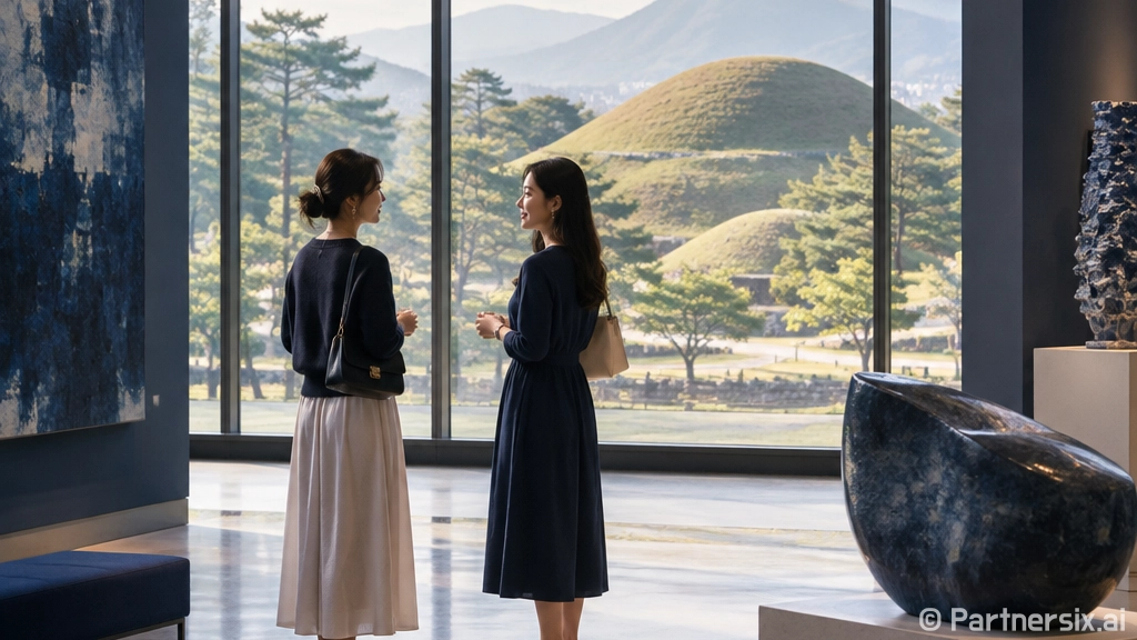 경주 오아르미술관, 천년 고분과 현대미술의 만남