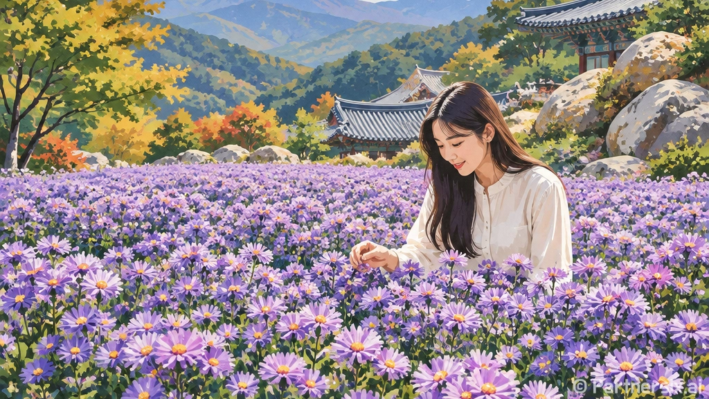 문경 가을 개미취 명소 두 곳 집중 탐방