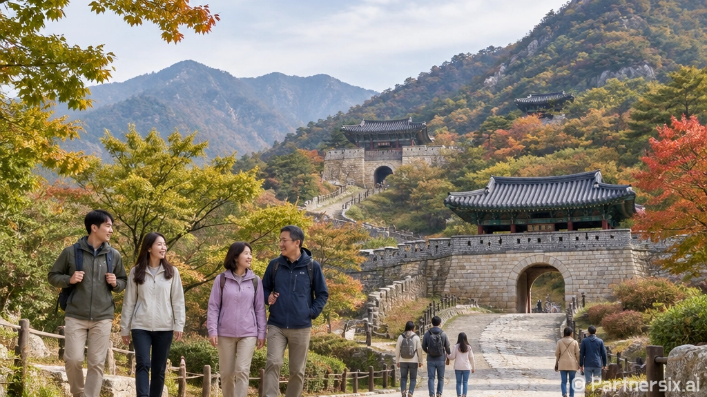 문경새재도립공원 가족 산책 명소