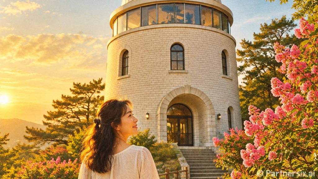 가을바람과 낙동강 품은 봉화산 전망대
