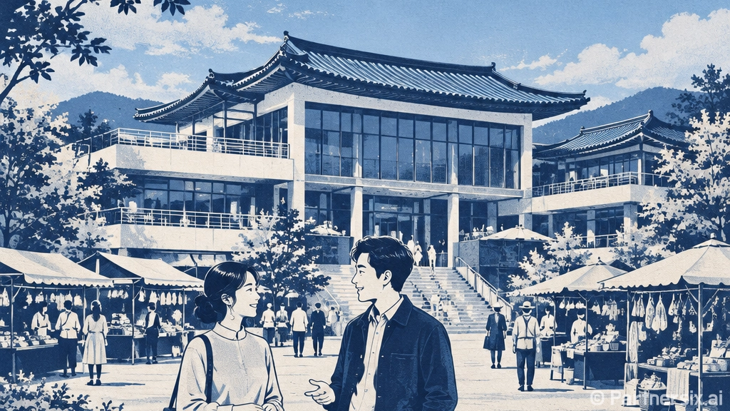 의성 안계전통시장과 행복영화관 명소