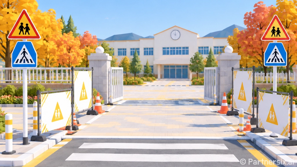상주 어린이 교통안전 캠페인 현장