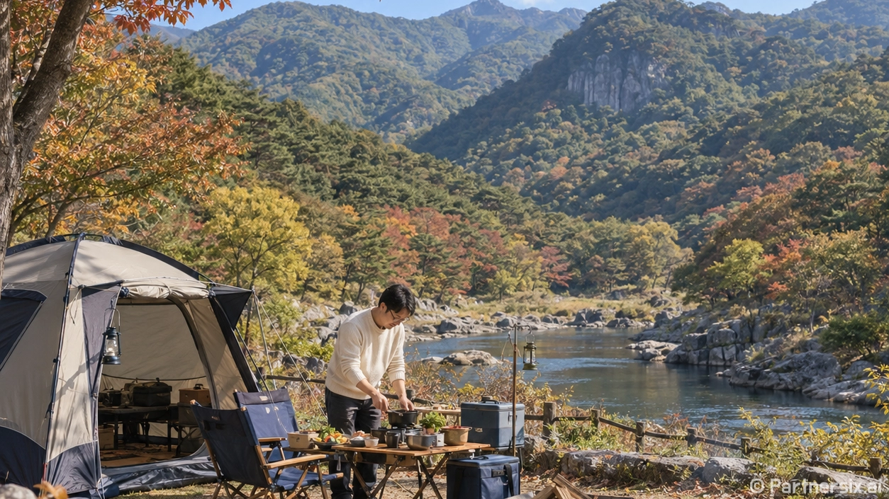 상주 문장대야영장 …