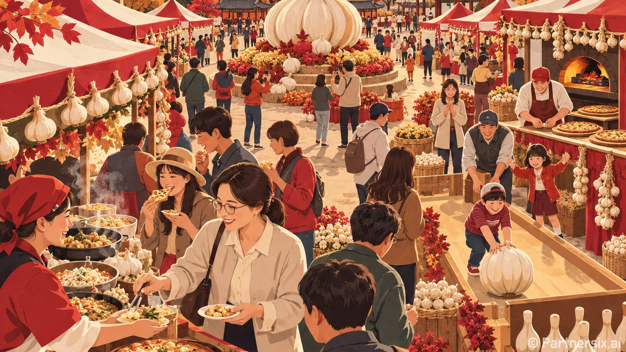 의성 슈퍼푸드 마늘축제 현장 풍경
