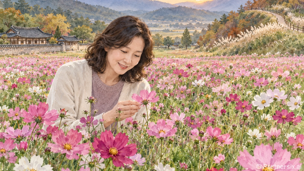 의성 조문국 코스모스 절정기 현장