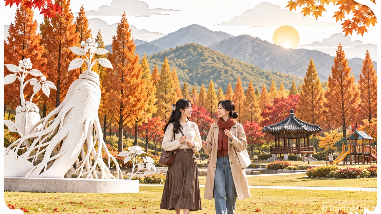 가을 품은 풍기인삼공원