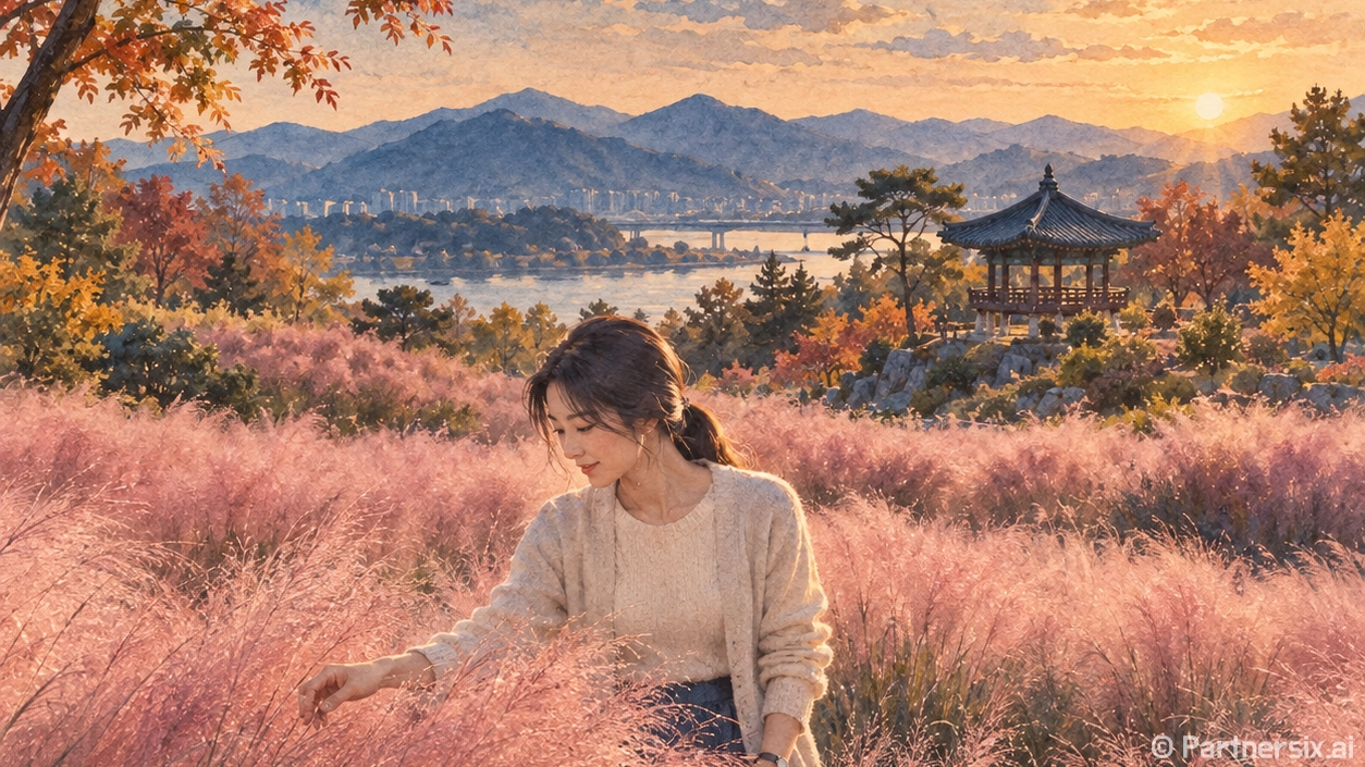 분홍빛 칠곡 가을산책