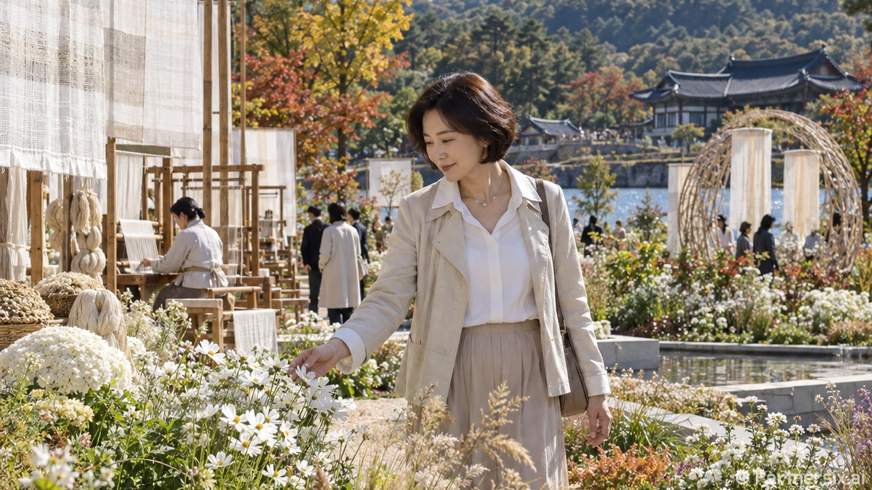 안동포타운에 핀 가을정원