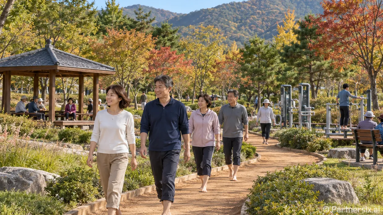 좌학공원 맨발길 한…
