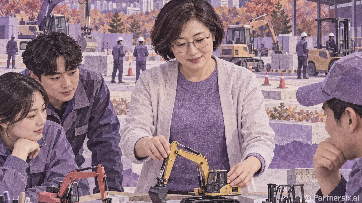 굴착기 지게차 실습…