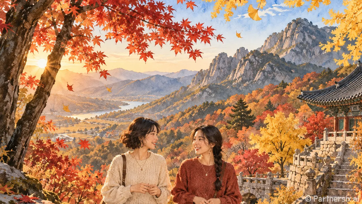 칠곡 단풍 절정 한눈에