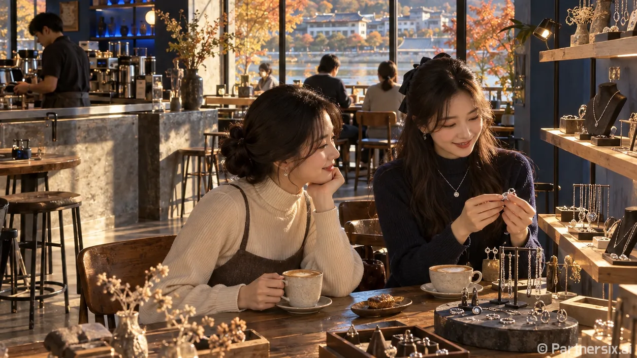커피와 은빛이 만나는 곳