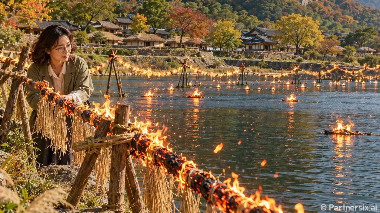 낙동강에 내린 줄불