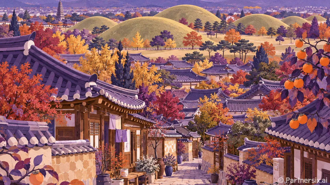 경주 가을길의 두 얼굴