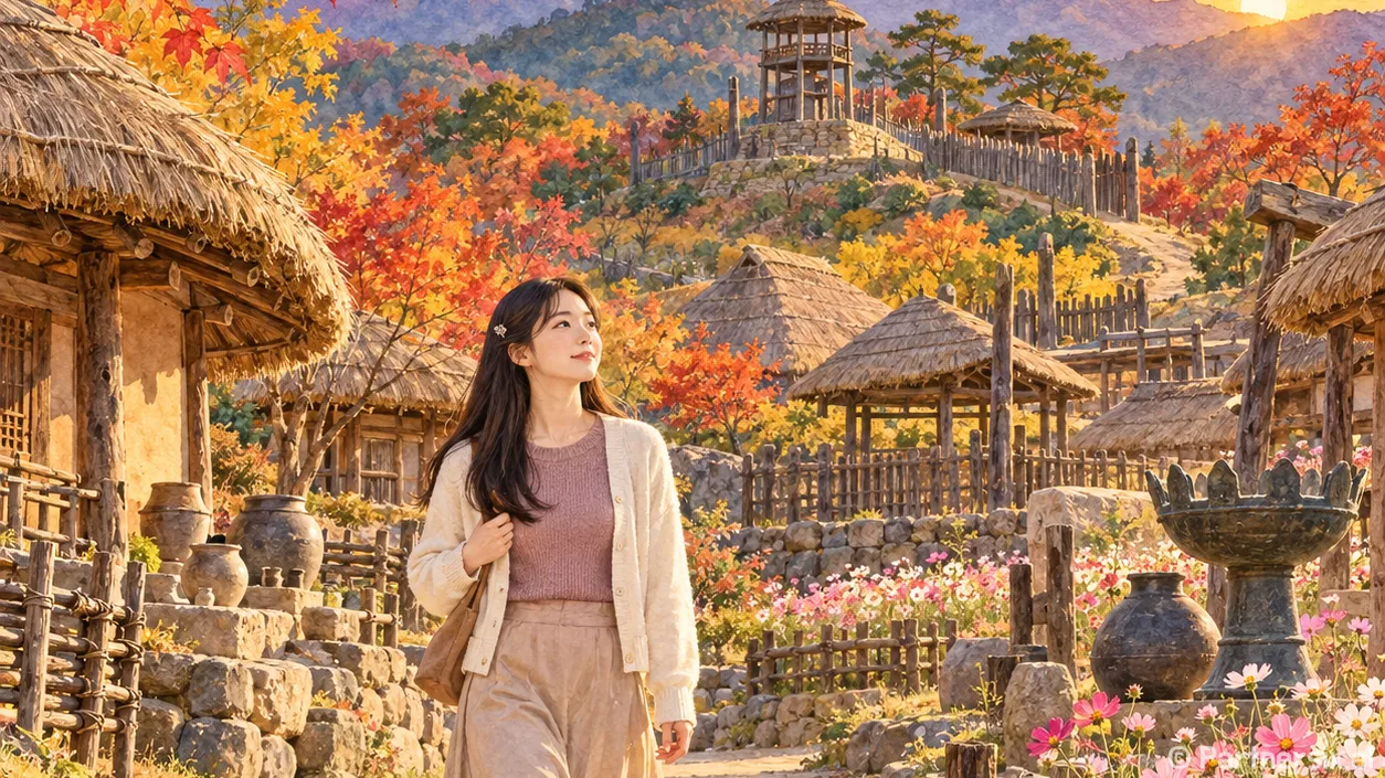 가을빛 대가야 시간…
