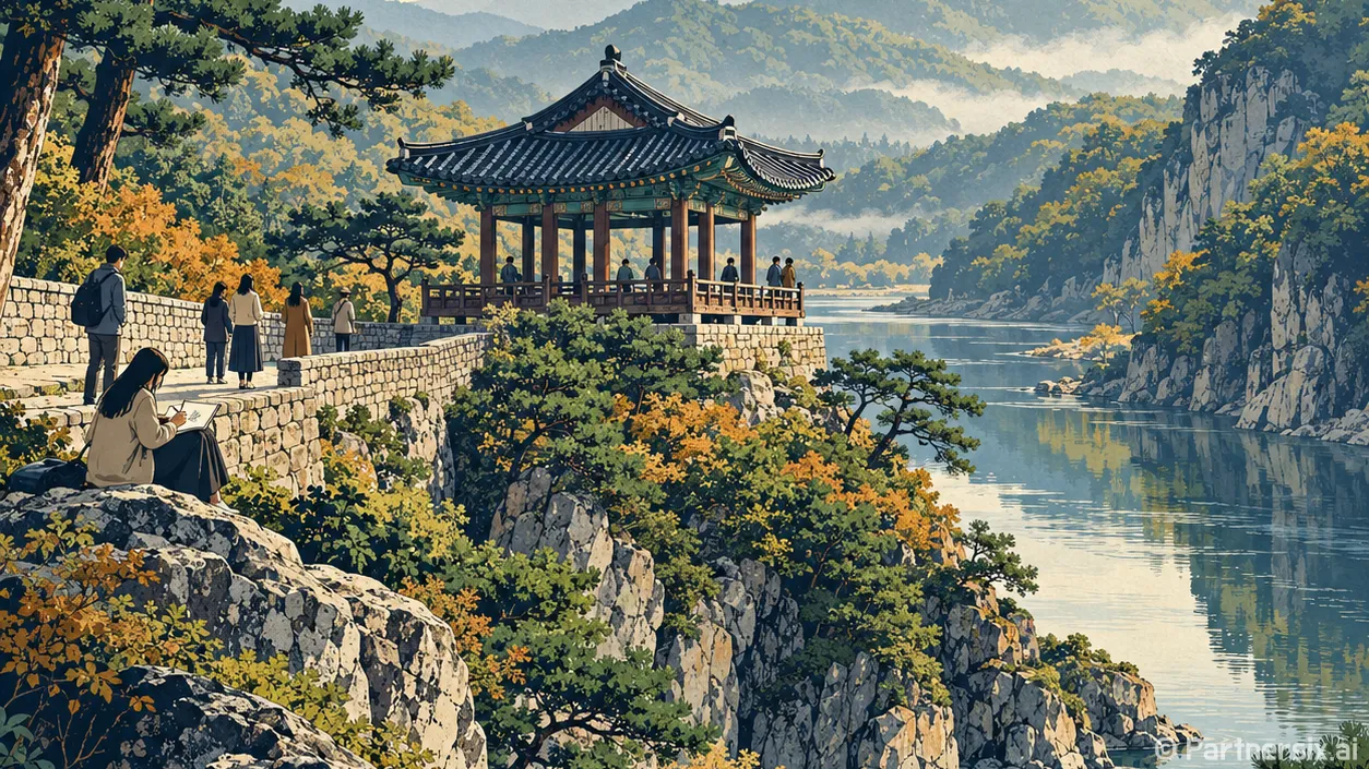 절벽 품은 안동 고산정