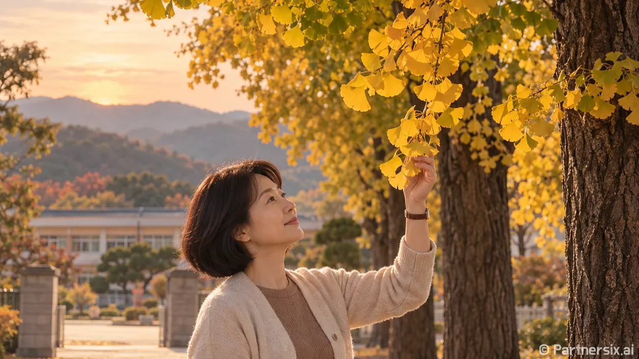 의성 점곡초 가을 산책길