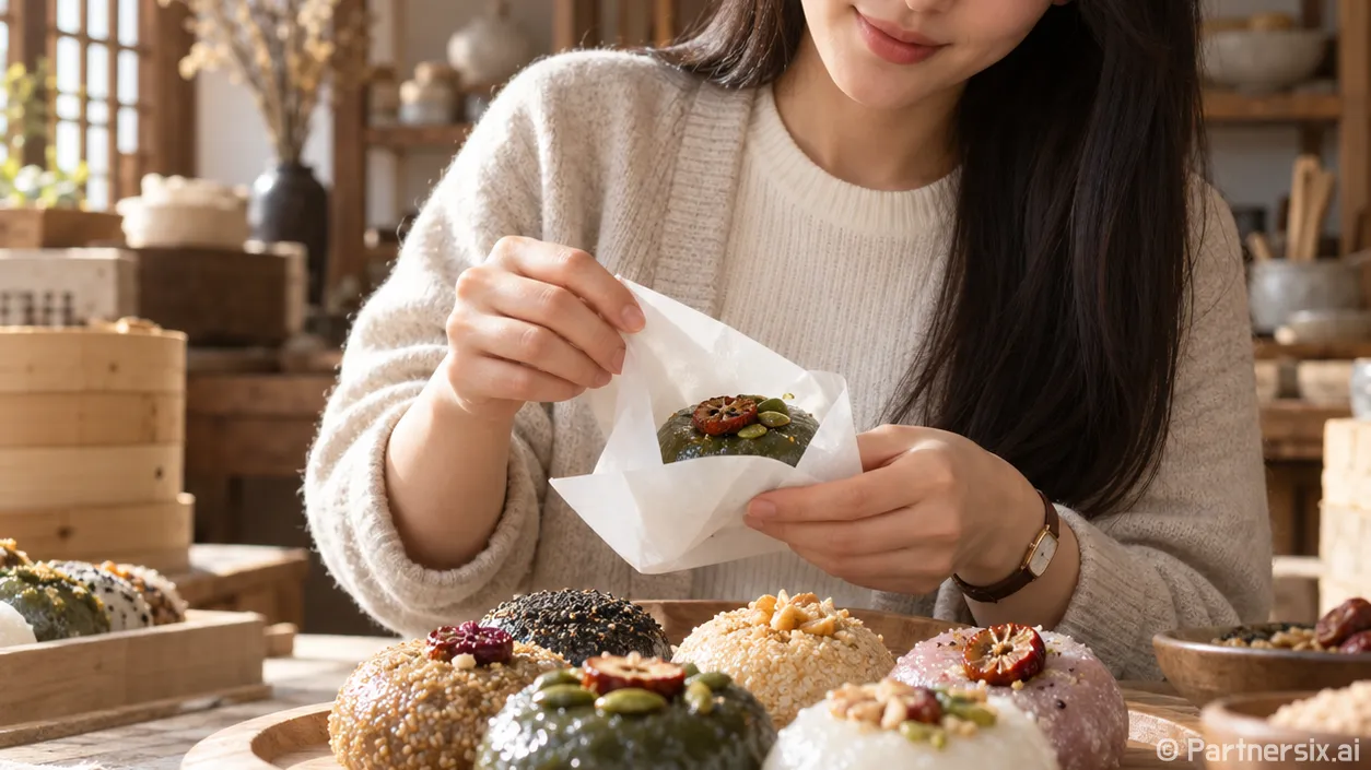 가마솥에 빚은 예천 찹쌀떡