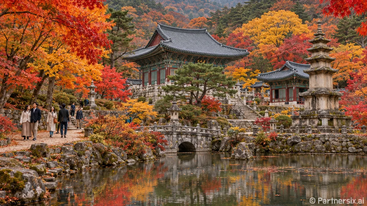 경주 단풍길 두 얼굴