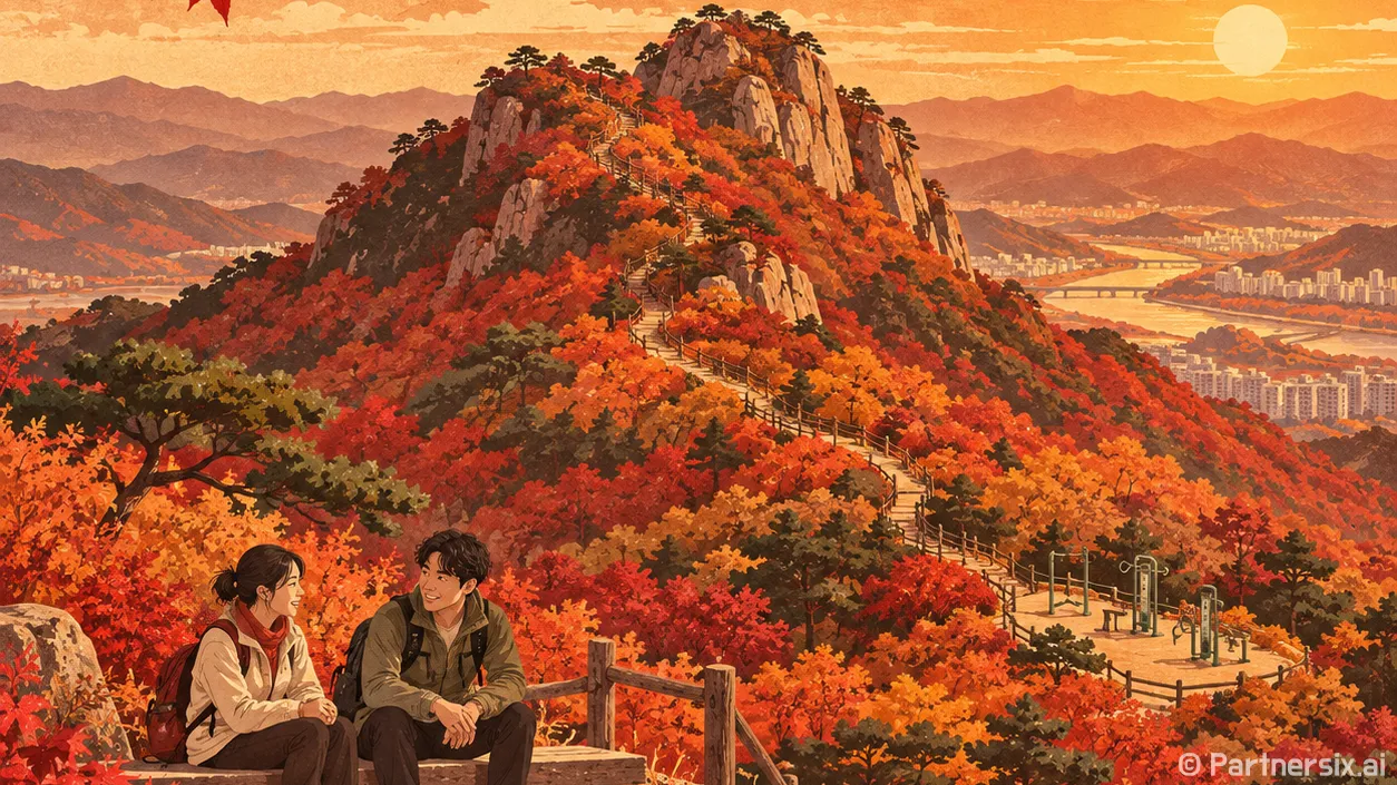 아이도 걷는 문경 매봉산