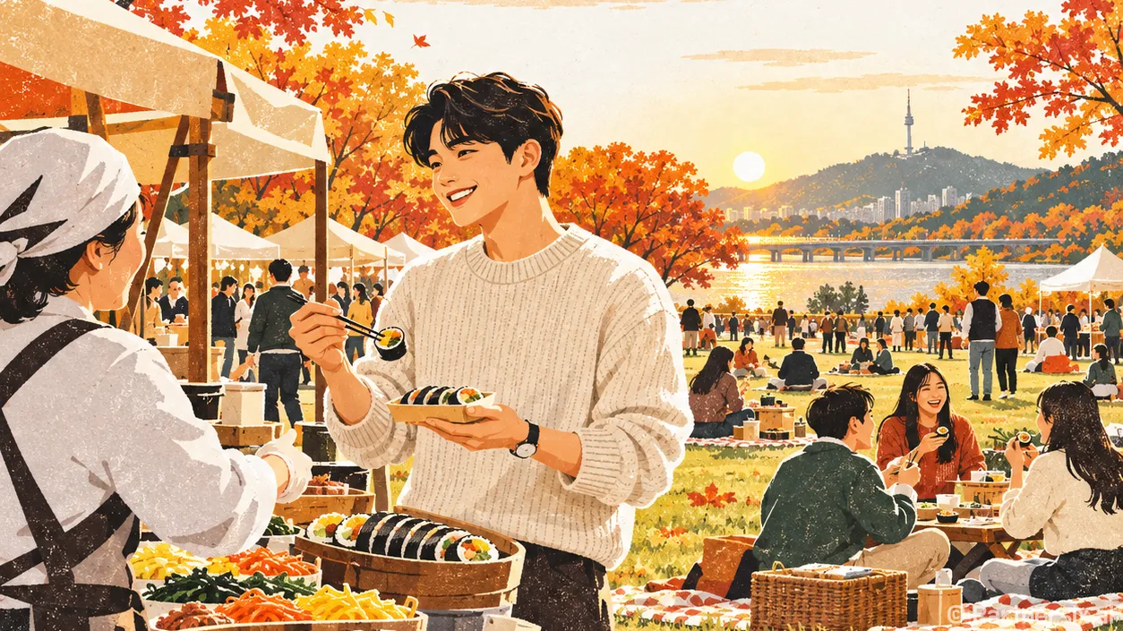 김밥으로 물든 김천의 가을