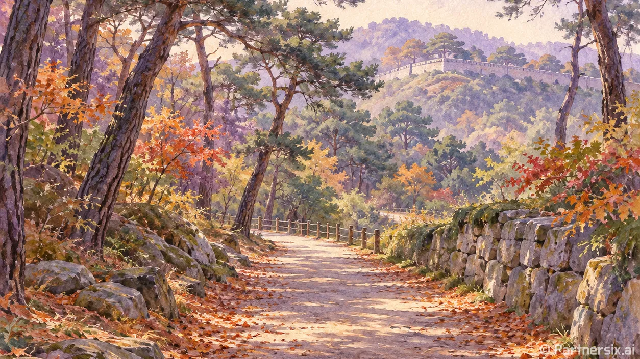 도심에 숨은 황성공원 숲길