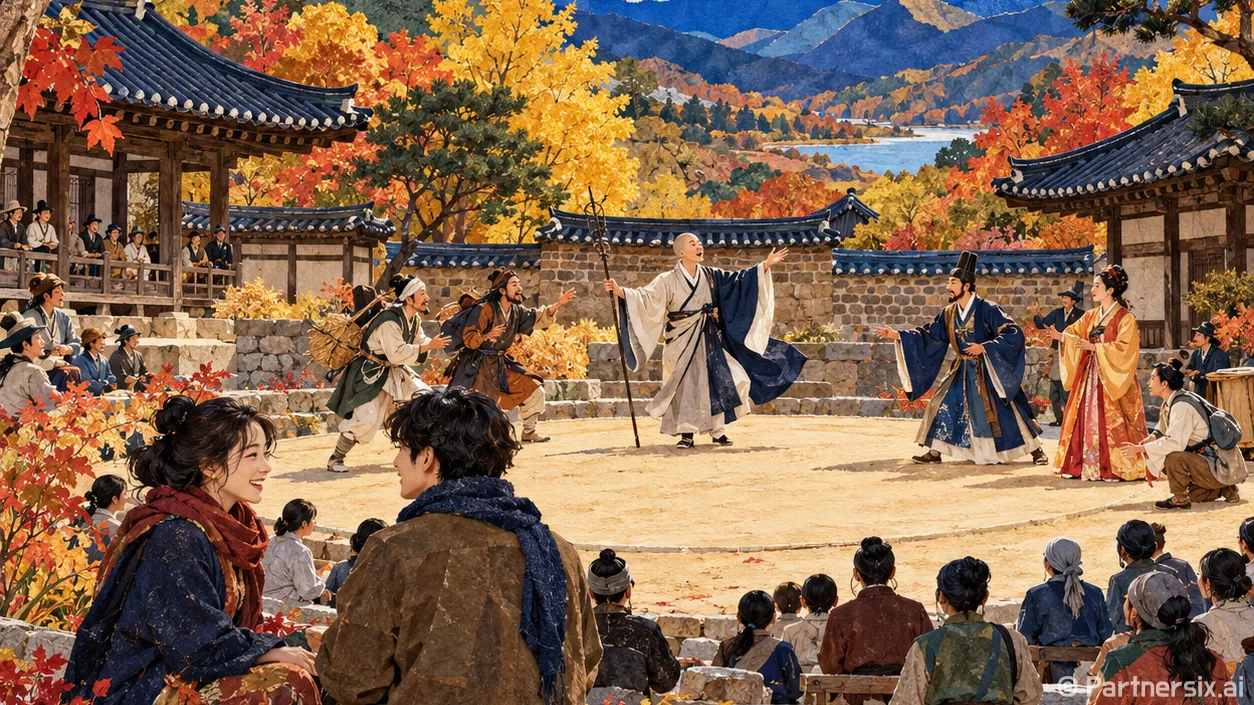 아도의 남행, 마당극으로