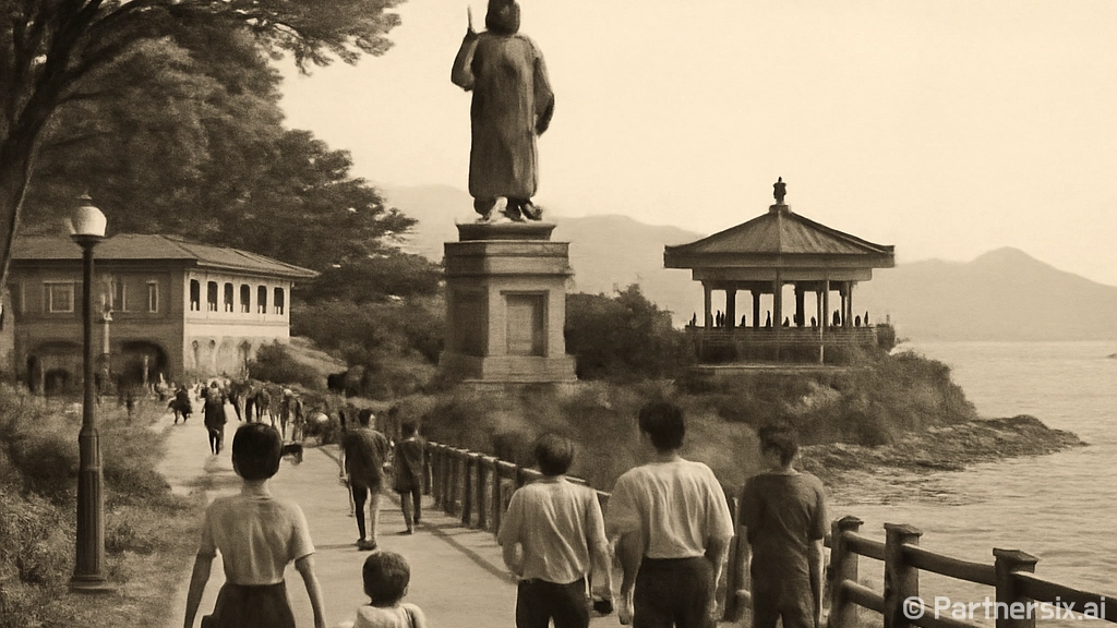 사천 노산공원에서 …