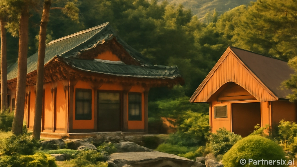 산청 수선사, 소나무 숲 속 고즈넉한 사찰