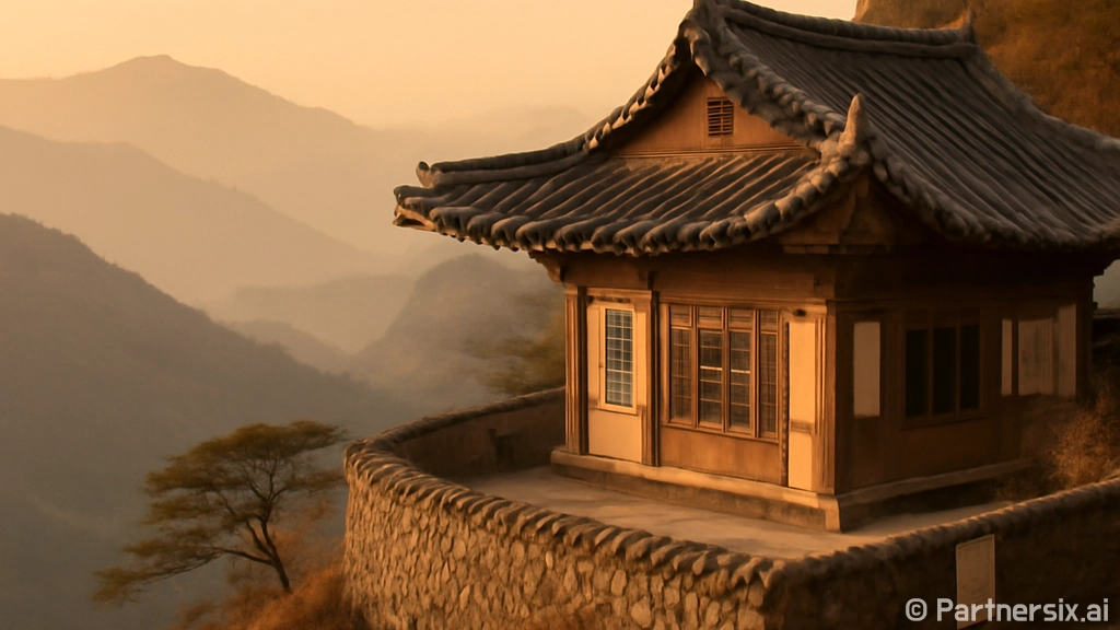 산청 대성산 절벽 위 정취암의 비경