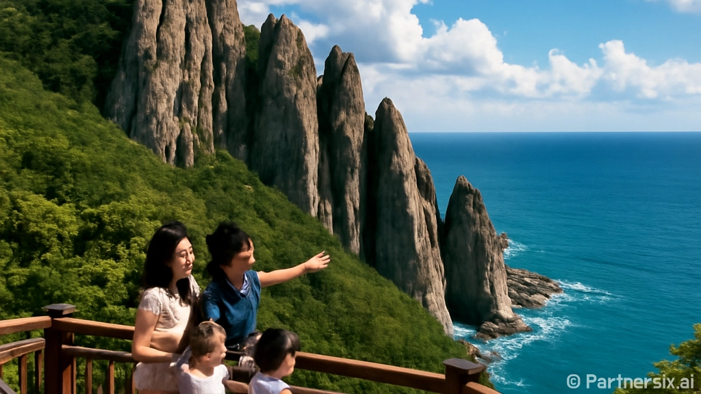 경남 고성 병풍바위…