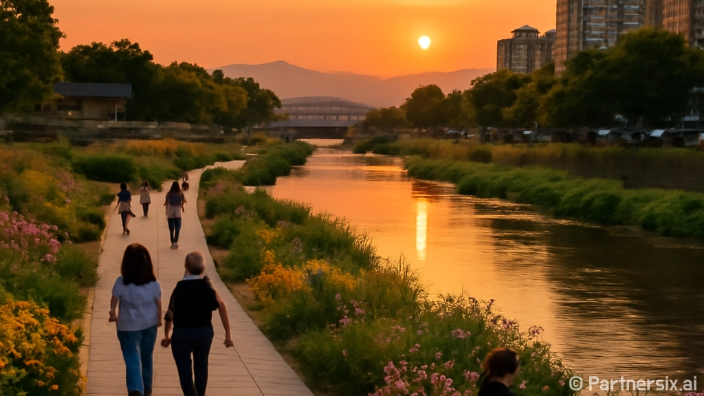 김해 해반천, 도심…