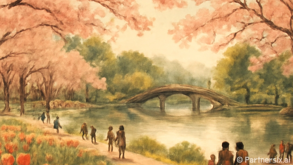 김해 연지공원 봄꽃…