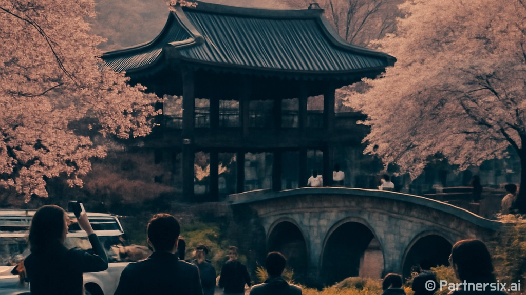 거창 덕천서원 벚꽃…