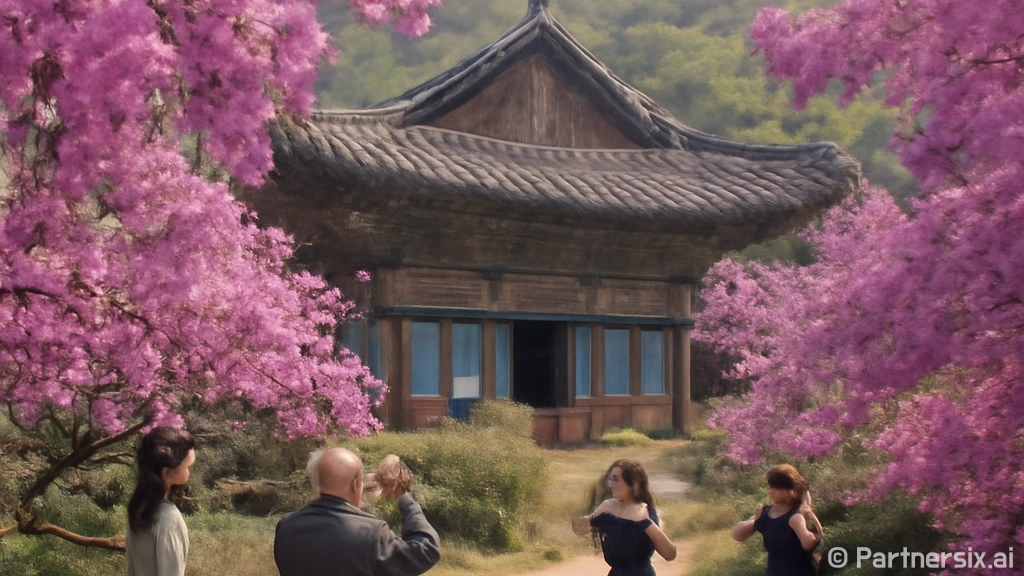 사천 청룡사 왕겹벚…