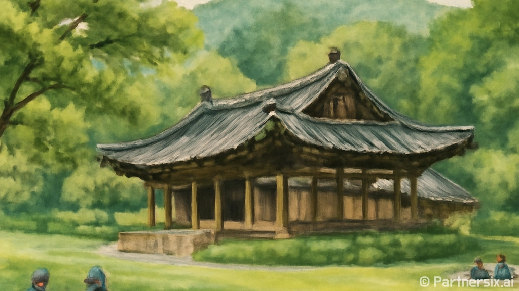 밀양 금시당의 푸른…