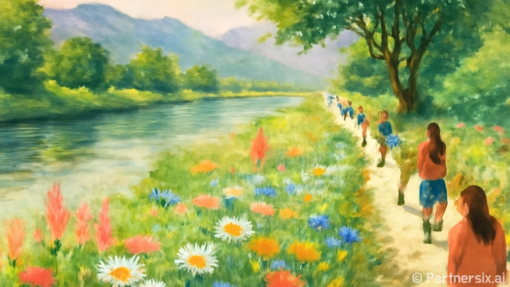경남 함안 악양생태공원 꽃 만개 소식