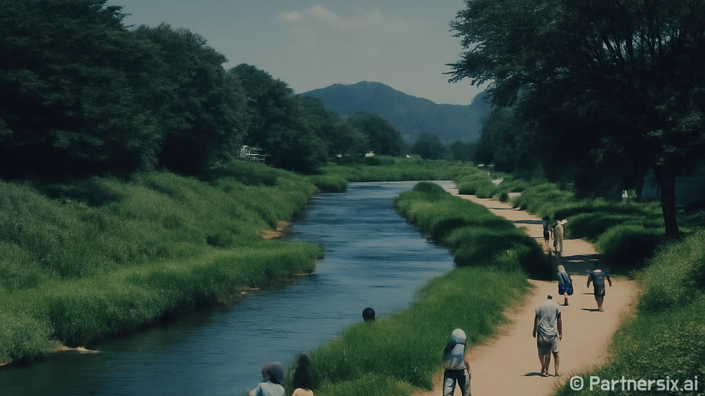 김해 해반천, 도심…