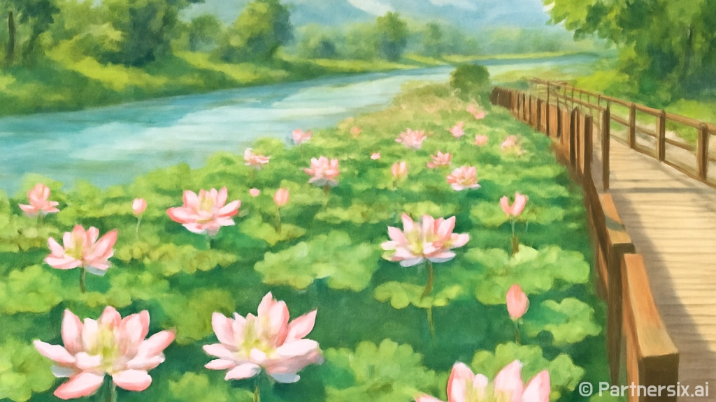 김해 조만강 연꽃단…