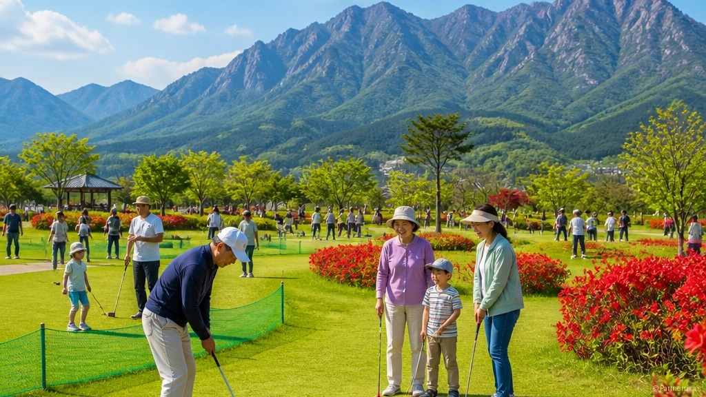 거창 주상면 희랑생활체육공원 파크골프장 개방