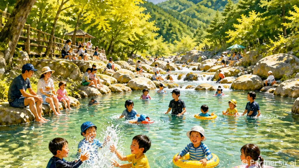 거창 수승대 계곡에서 즐기는 여름 피서