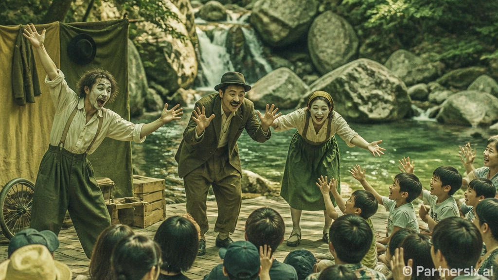 거창국제연극제 프린지 '머리없는 가족' 현장