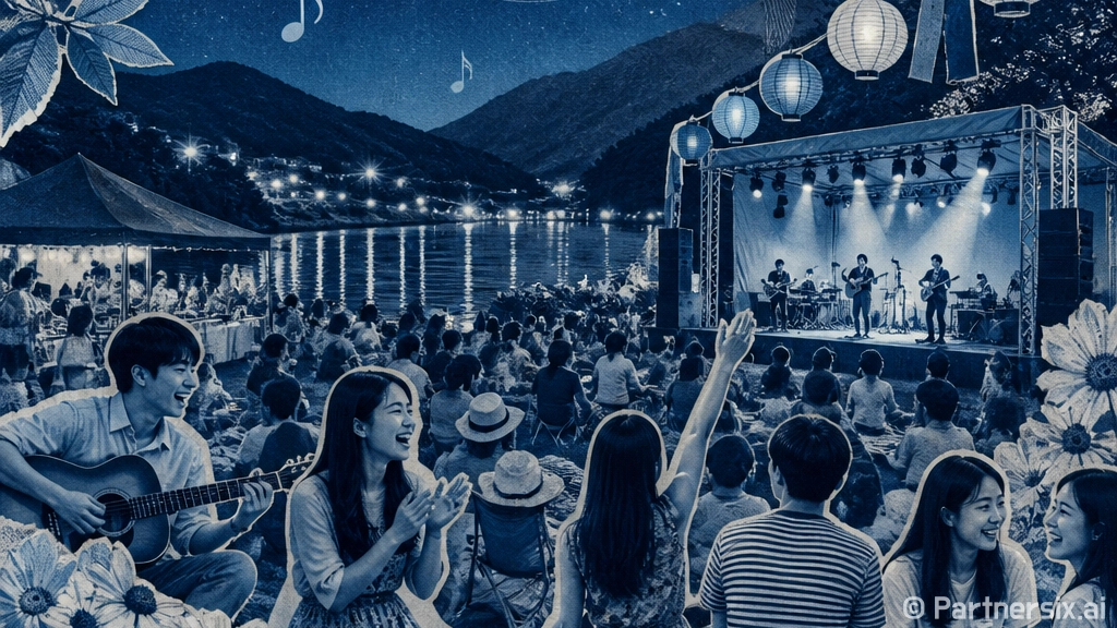 산청 8월 힐링음악회, 강변의 여름밤을 물들이다