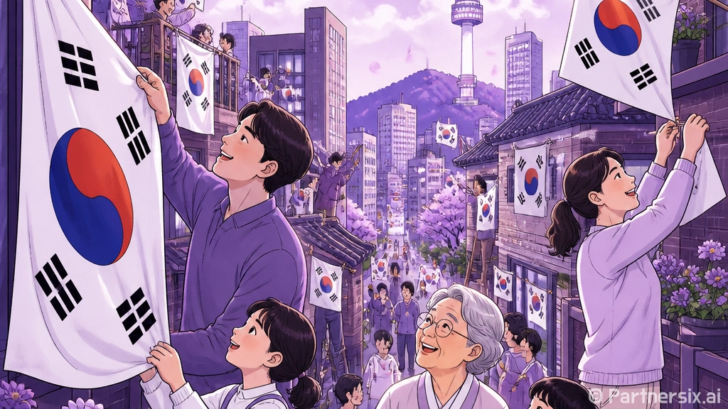 제81주년 광복절 맞아 태극기 달기 운동 전개
