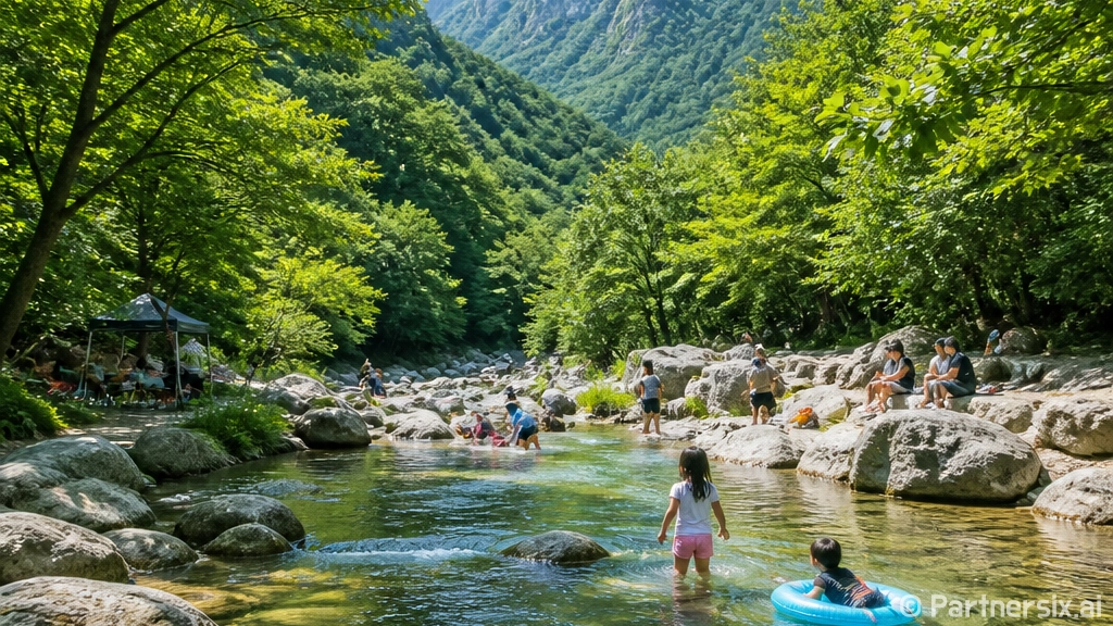 의령 찰비계곡, 여름 피서 명소